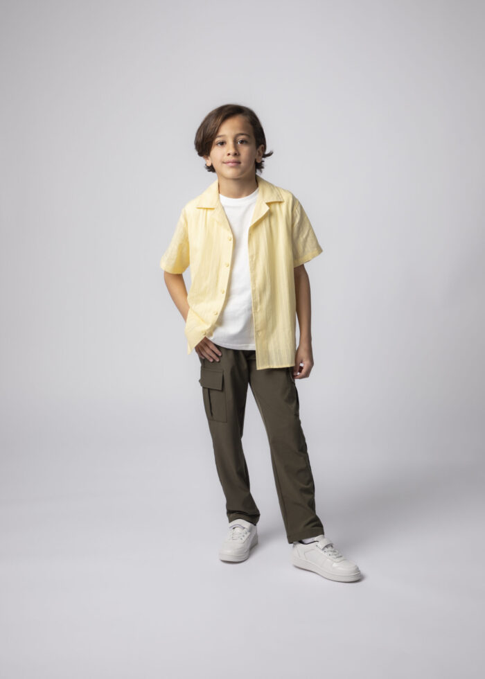 Kids Boy Striped Shirt - Image 1