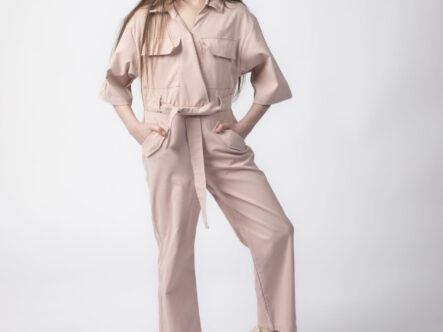 Kids Girl Plain Jumpsuit
