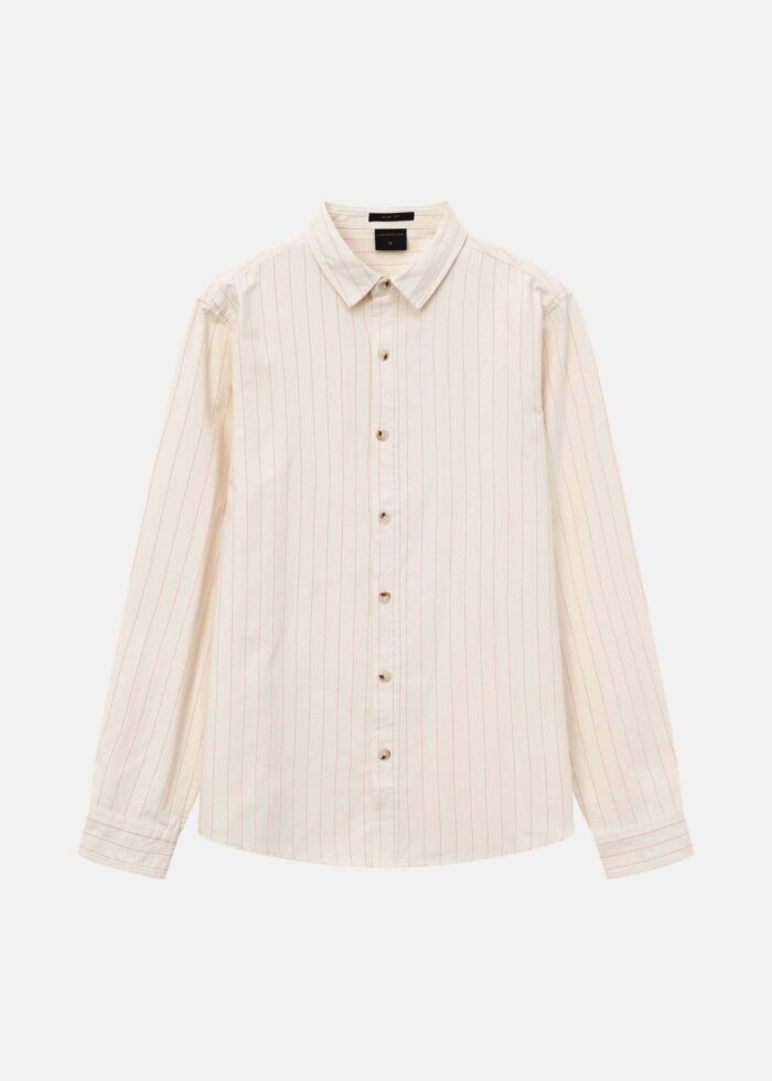 Men Striped Slim-Fit Shirt - Image 1
