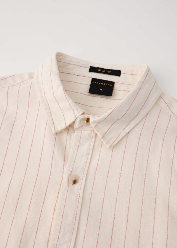 Men Striped Slim-Fit Shirt - Image 2