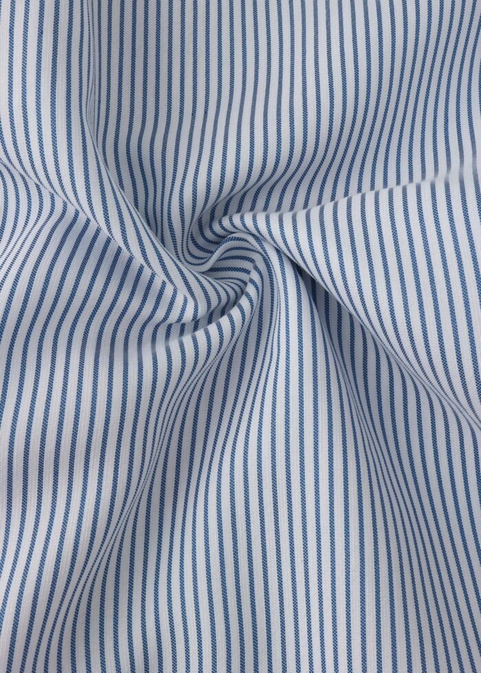 Women Striped with Patches Decor Shirt - Image 8