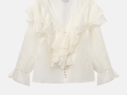 Women Ruffled Shirt