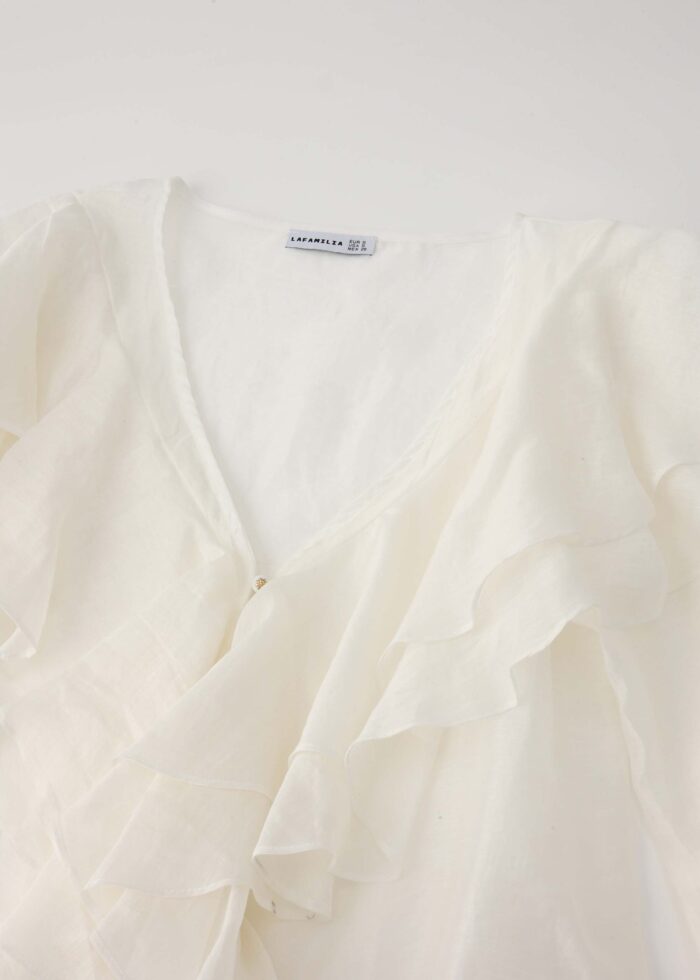 Women Ruffled Shirt - Image 2