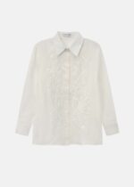 Women Embroidery Decor Shirt
