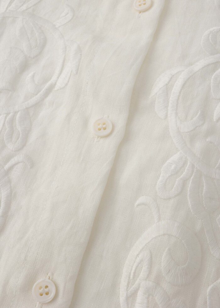 Women Embroidery Decor Shirt - Image 3