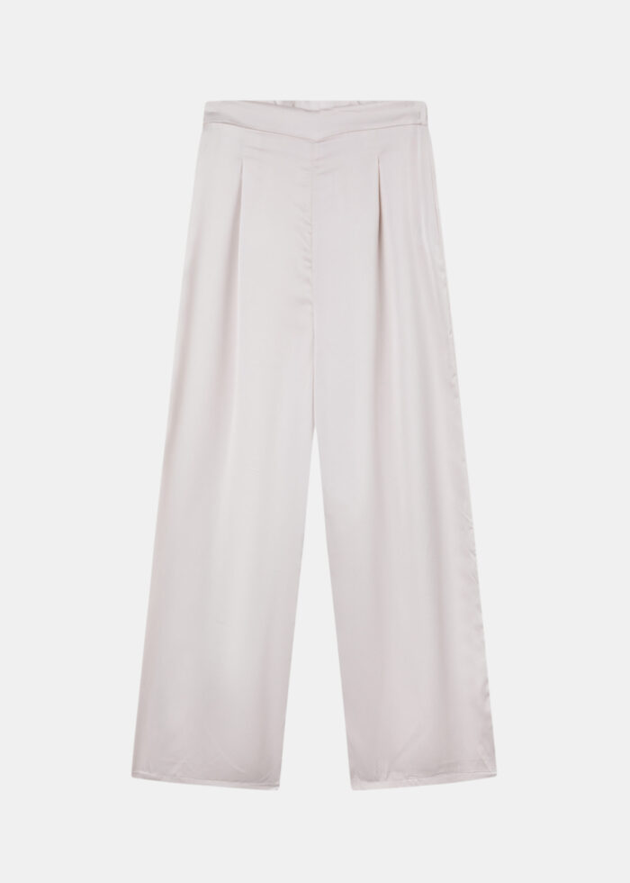 Women Satin Flow Trouser - Image 1