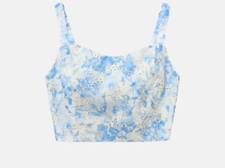 كروب توب نسائي معرق ومطرز