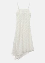 ⁦فستان نسائي بطول متوسط بنقش⁩ - الصورة ⁦8⁩