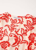 ⁦فستان نسائي معرق قصير⁩ - الصورة ⁦2⁩