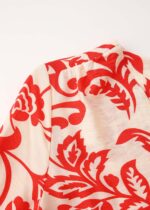 ⁦فستان نسائي معرق قصير⁩ - الصورة ⁦4⁩