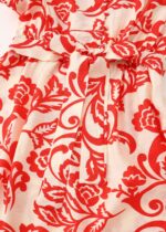 ⁦فستان نسائي معرق قصير⁩ - الصورة ⁦5⁩