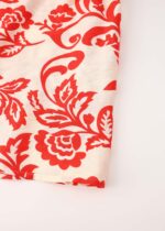 ⁦فستان نسائي معرق قصير⁩ - الصورة ⁦6⁩