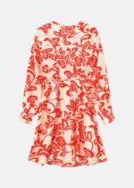 ⁦فستان نسائي معرق قصير⁩ - الصورة ⁦10⁩