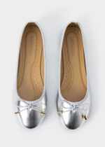 ⁦حذاء باليرينا نسائي جلد⁩ - الصورة ⁦4⁩