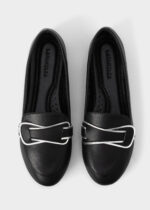 ⁦حذاء باليرينا نسائي جلد⁩ - الصورة ⁦4⁩