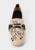 ⁦حذاء باليرينا نسائي جلد⁩ - الصورة ⁦3⁩