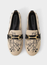 ⁦حذاء باليرينا نسائي جلد⁩ - الصورة ⁦4⁩