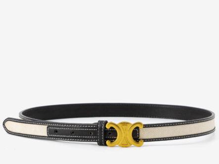 Women Leather and Fabric Belt