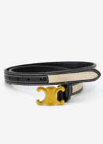 Women Leather and Fabric Belt - Image 4