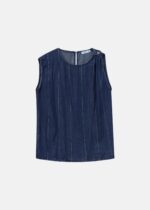 Women Striped Jeans Blouse