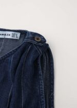 Women Striped Jeans Blouse - Image 3