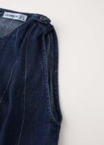 Women Striped Jeans Blouse - Image 4