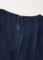 Women Striped Jeans Blouse - Image 7