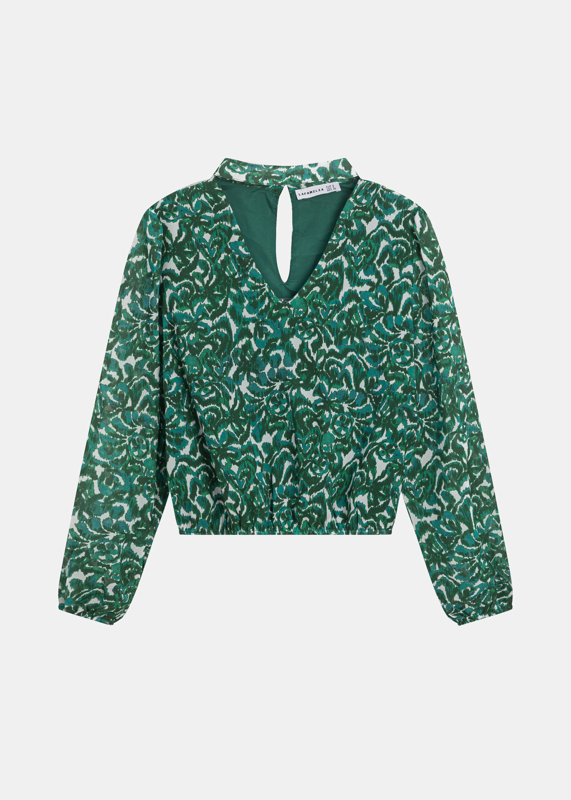 6125216020923-a Women Printed Blouse - Image 1