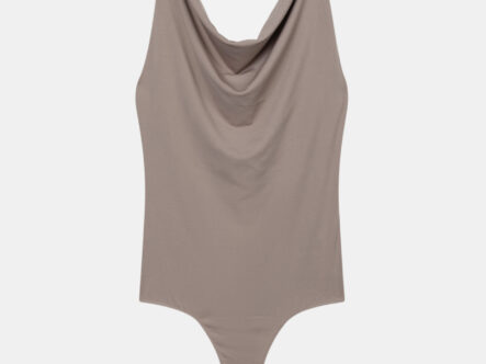 Women Pleated Bodysuit