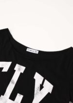 Women "FLY" Printed T-Shirt - Image 2