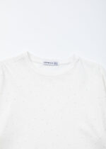 Women Strass Decor T-Shirt - Image 2