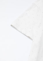 Women Strass Decor T-Shirt - Image 3