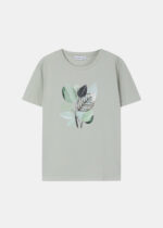 Women Leaves Printed T-Shirt