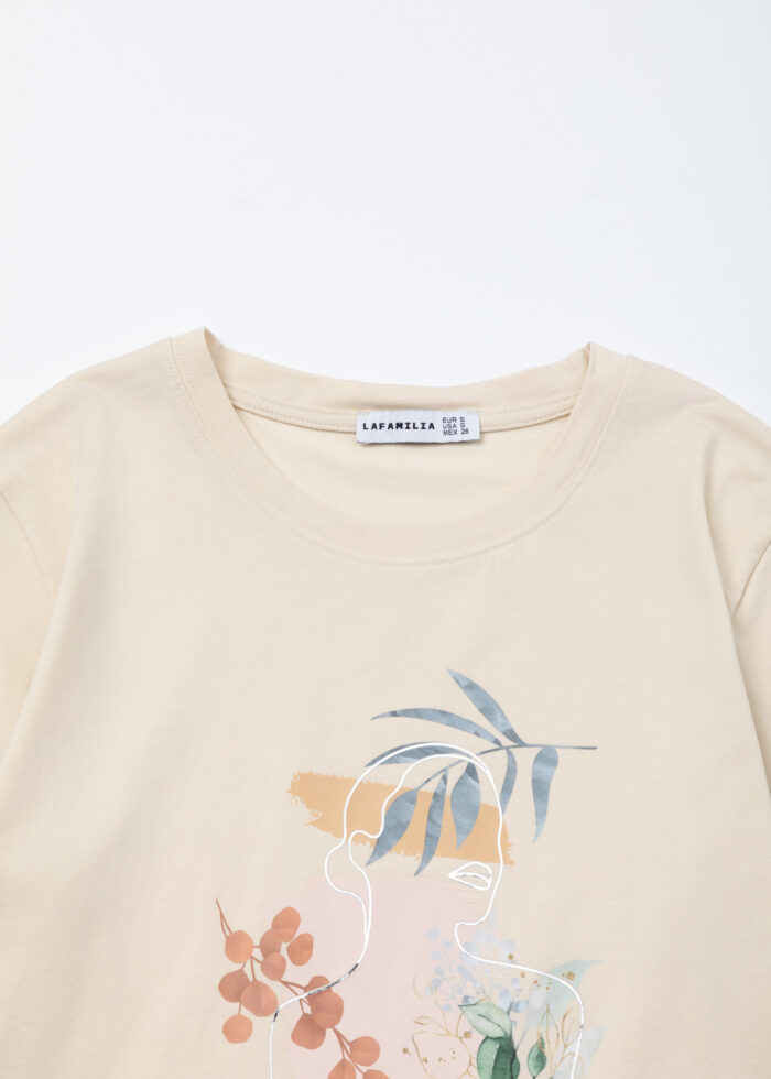 Women Printed Design T-Shirt - Image 2