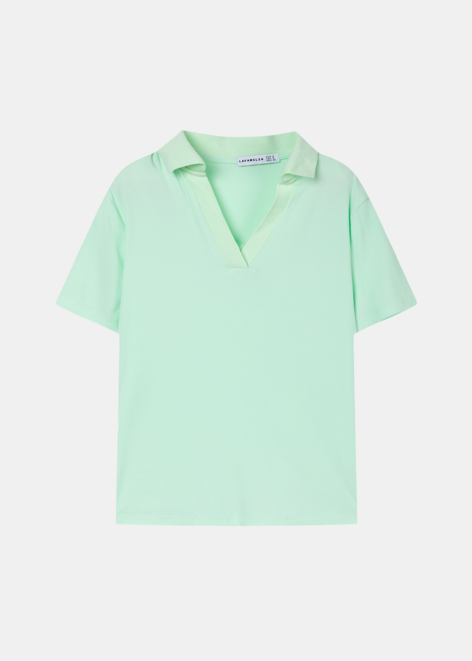 6125216042622-a Women Plain Polo Shirt - Image 1