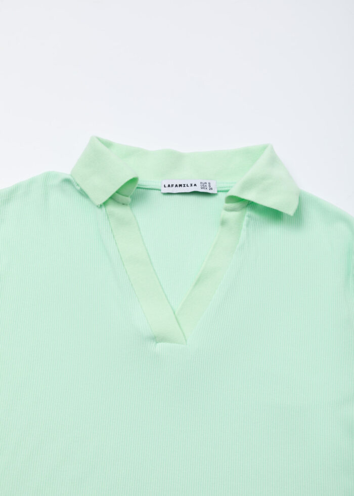 Women Plain Polo Shirt - Image 2