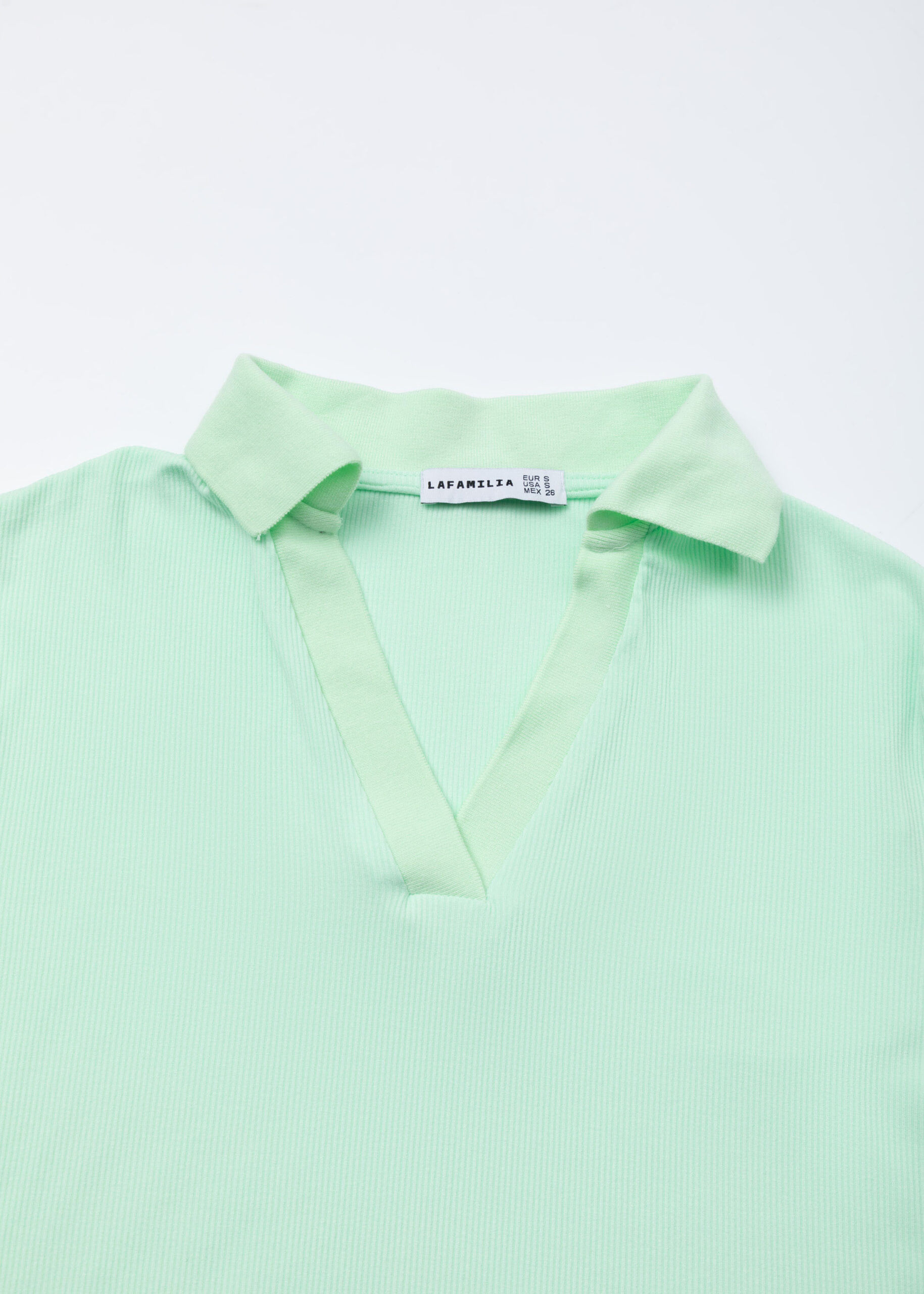 6125216042622-b Women Plain Polo Shirt - Image 2