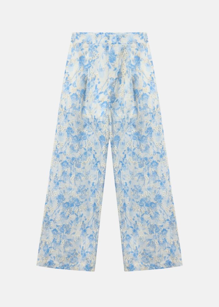 Women Printed Flow Trouser - Image 1
