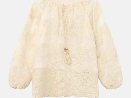 Women Embroidery Decor Blouse