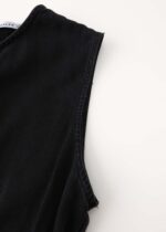 Women Plain Jeans Jumpsuit - Image 2