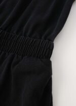 Women Plain Jeans Jumpsuit - Image 4