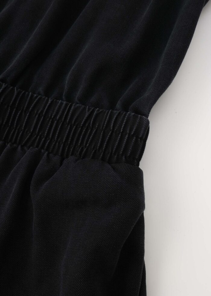 Women Plain Jeans Jumpsuit - Image 4