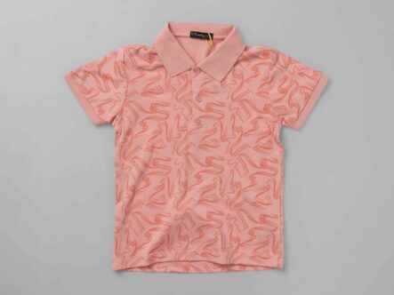 Kids Boy Printed Polo Shirt