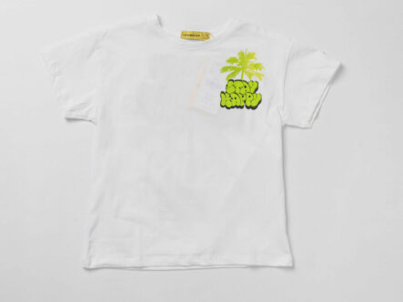 Kids Boy "Stay Happy" Printed T-Shirt