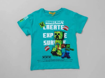 Kids Boy Minecraft Printed T-Shirt