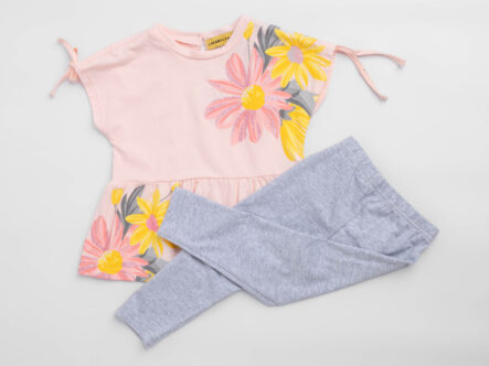 طقم أطفال بناتي قطعتين