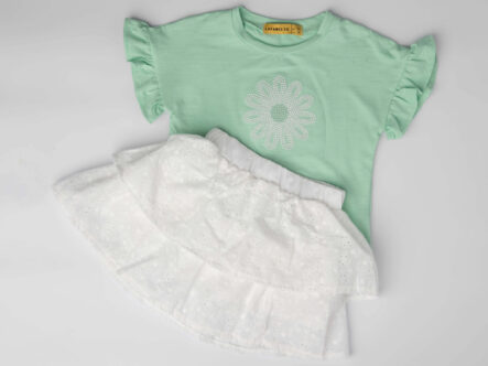 طقم أطفال بناتي قطعتين