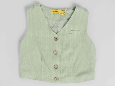 Kids Girl Striped Vest
