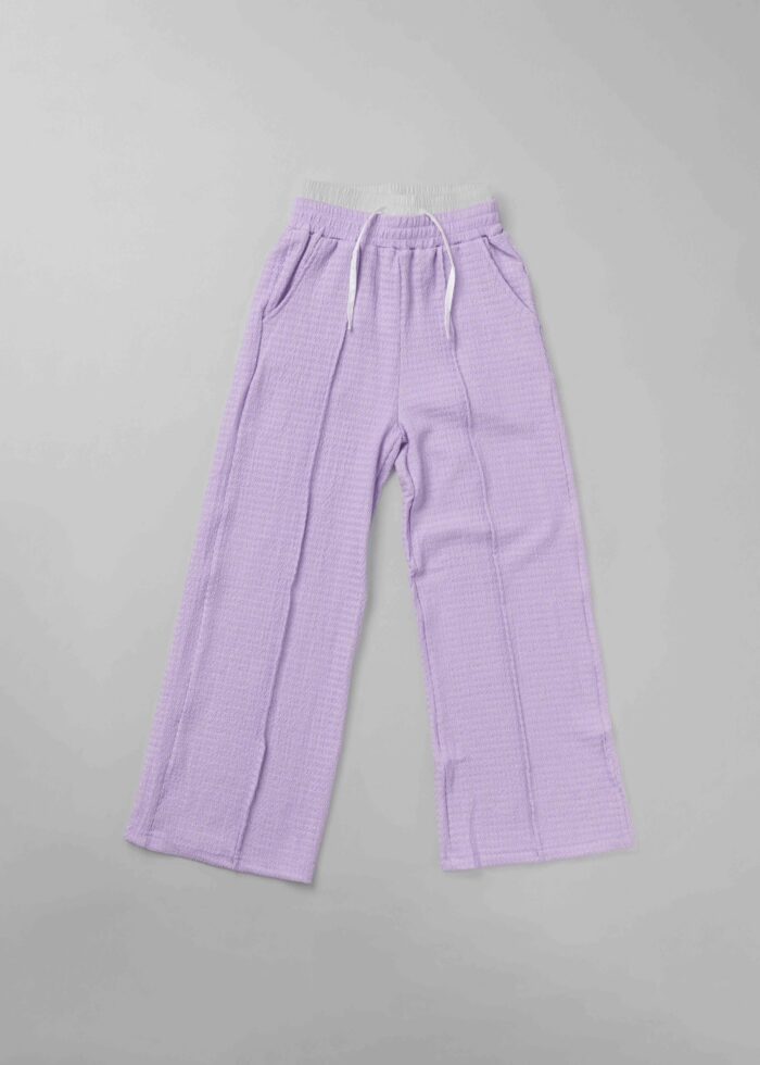 Kids Girl Patterned Flow Trouser - Image 1