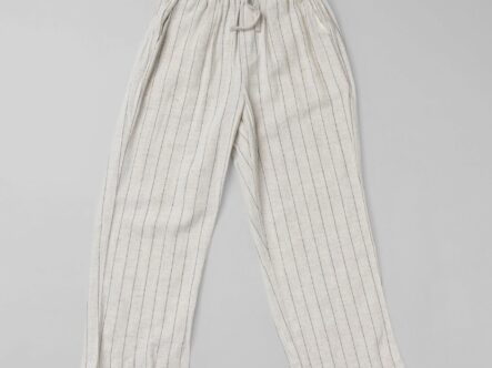 Kids Girl Linen Striped Trouser